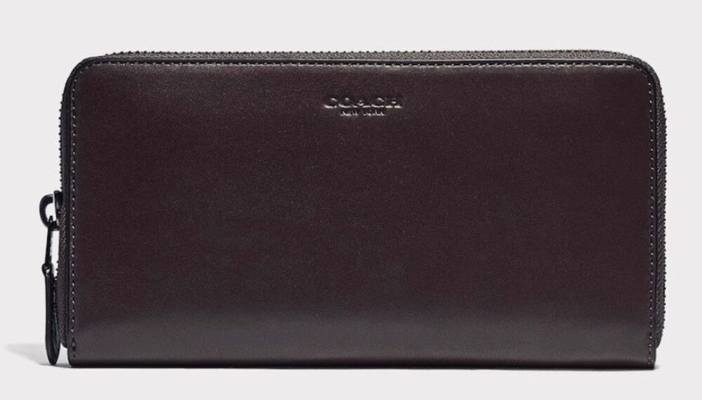 Coach Leather Accordion Wallet